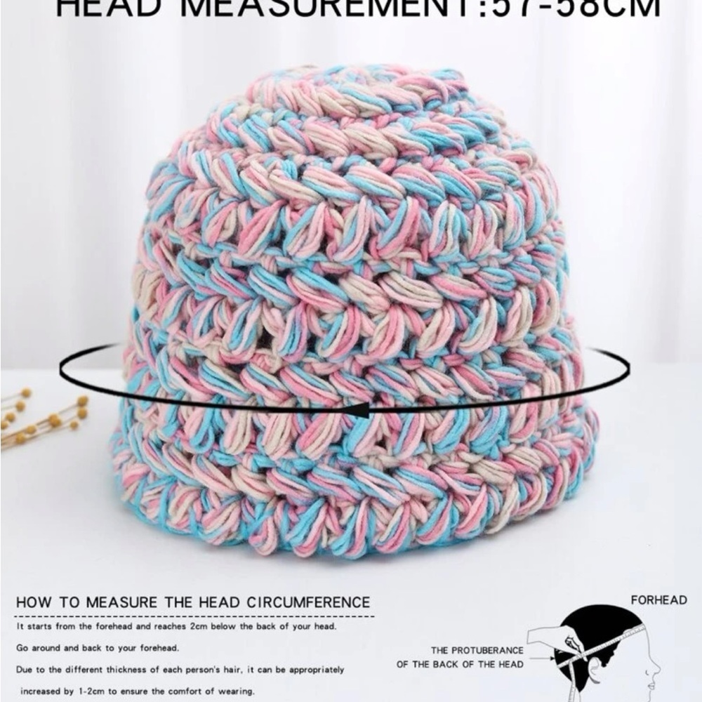 Crochet bucket hat - Picture 5 of 5